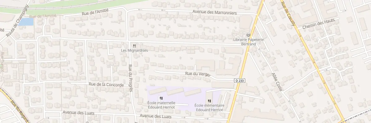 Plan du 14 Rue du Verger à Villiers-sur-Marne