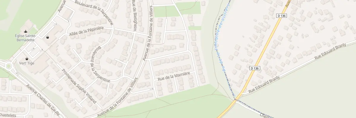 Plan du 12 Rue de la Marnière à Sucy-en-Brie