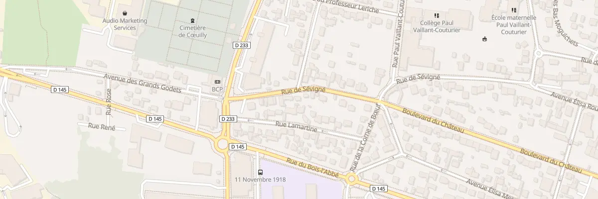Plan du 83 Rue de Sévigné à Champigny-sur-Marne