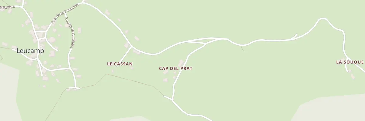 Plan du 5041 Cap del Prat à Leucamp