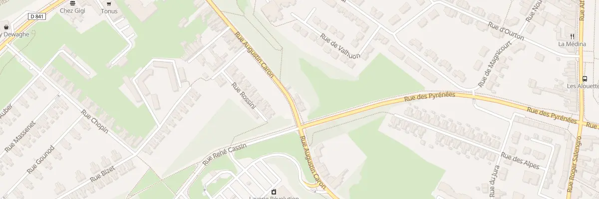 Plan du 317 Rue Augustin Caron à Bruay-la-Buissière