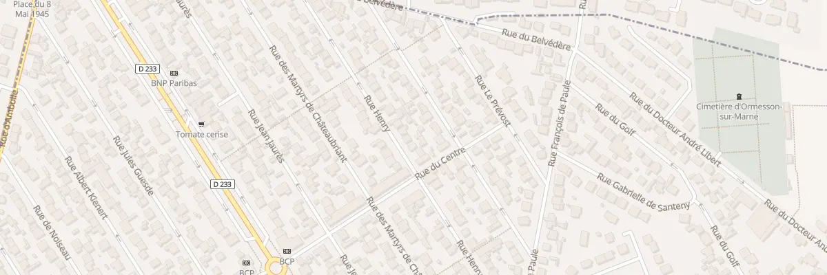 Plan du 44 Rue Henry à Ormesson-sur-Marne