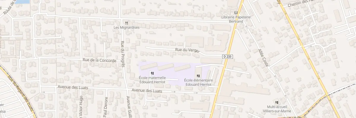 Plan du 11 Rue du Verger à Villiers-sur-Marne