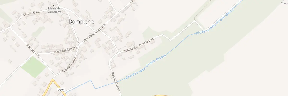 Plan du 8B Imp des Trois Doms à Dompierre