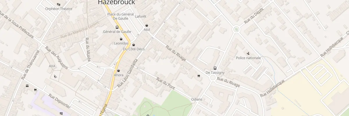 Plan du 20 Rue du Rivage à Hazebrouck