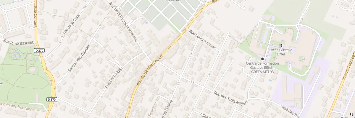 Plan du 82 Rue du Gal Leclerc à Gagny