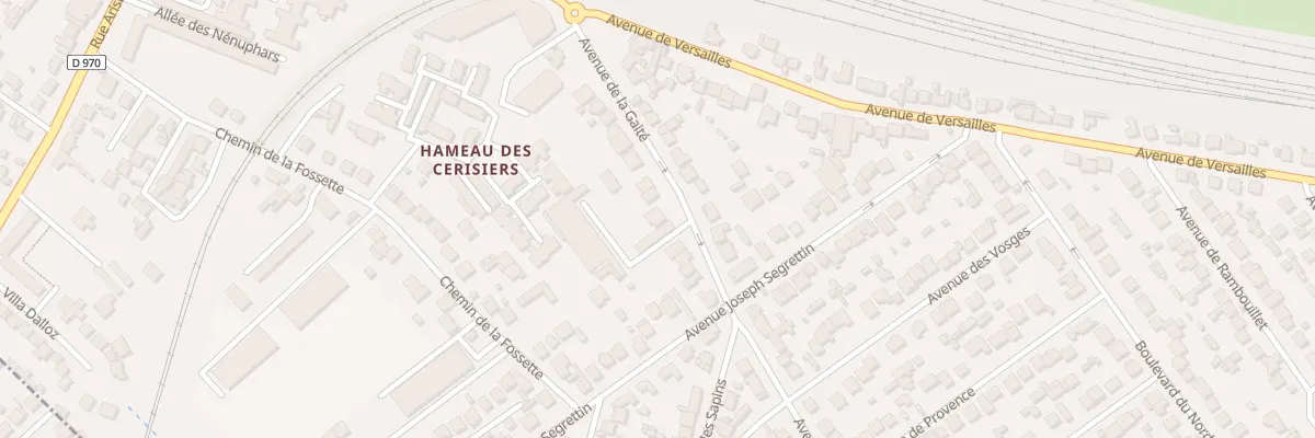 Plan du 16 Av de la Gaité à Gagny