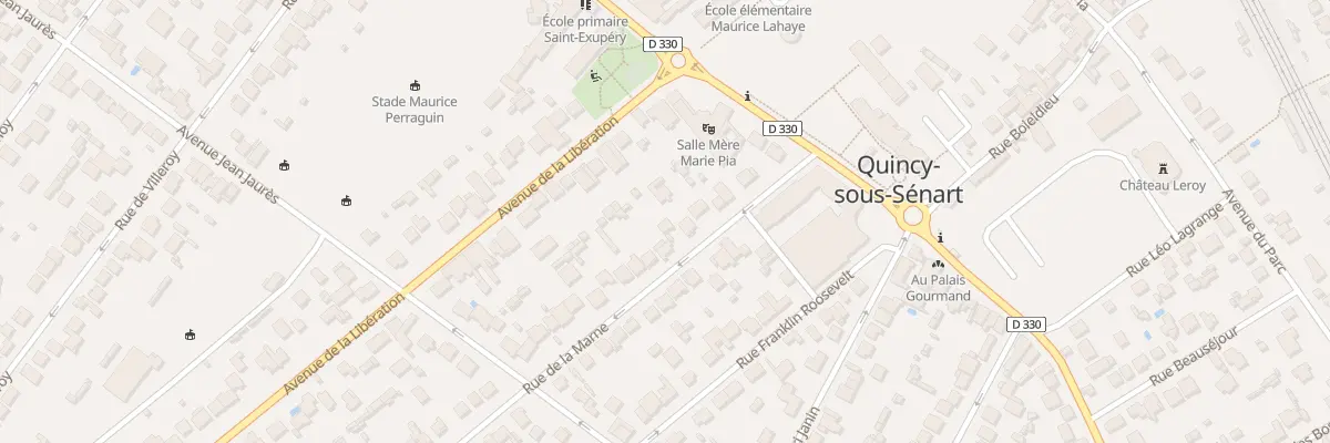 Plan du 14 Rue de la Marne à Quincy-sous-Sénart