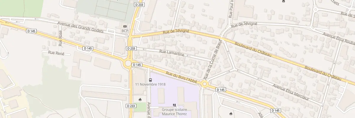 Plan du 12 Rue Lamartine à Champigny-sur-Marne