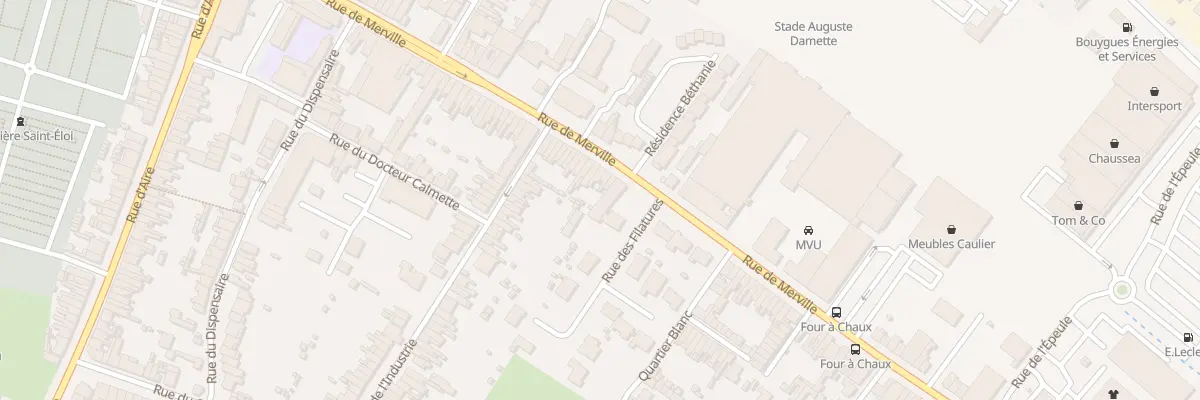Plan du 78 Rue de Merville à Hazebrouck