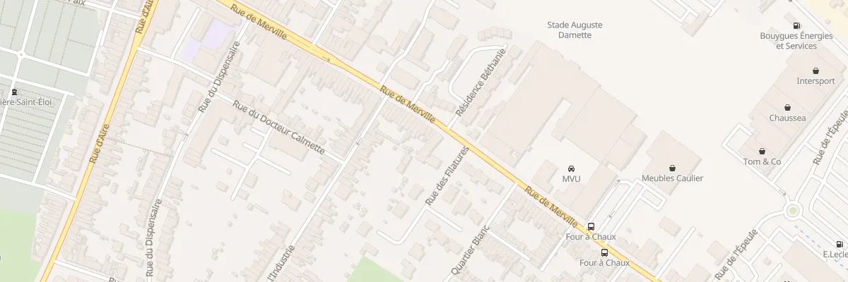 Plan du 76 Rue de Merville à Hazebrouck