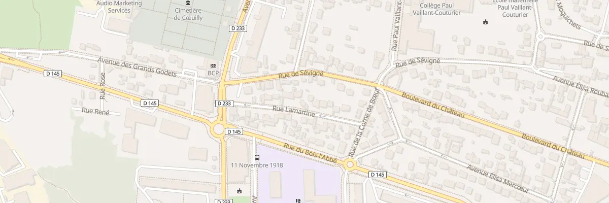 Plan du 19 Rue Lamartine à Champigny-sur-Marne