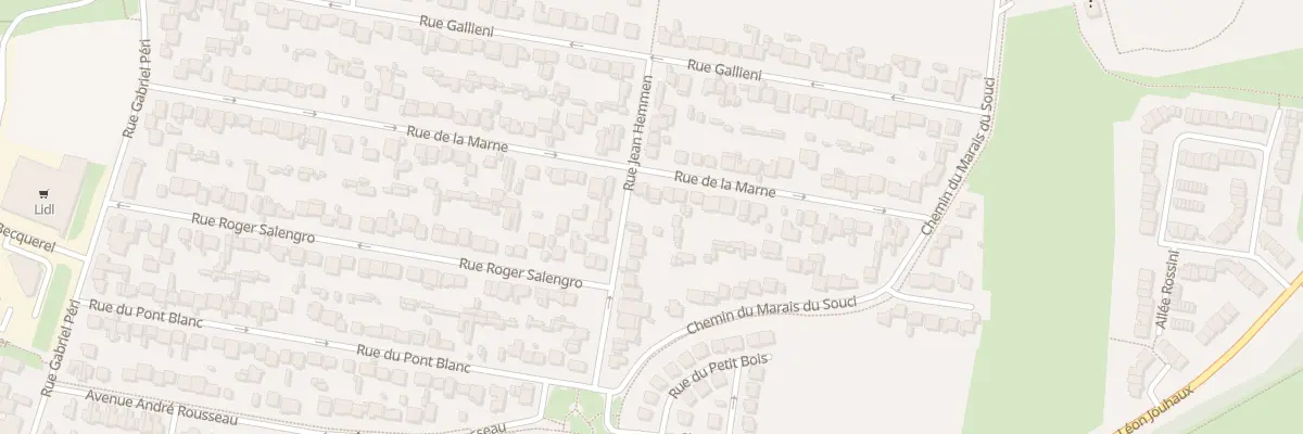 Plan du 64 Rue de la Marne à Sevran