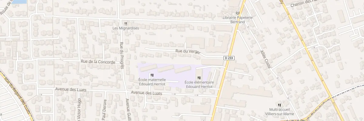 Plan du 9 Rue du Verger à Villiers-sur-Marne