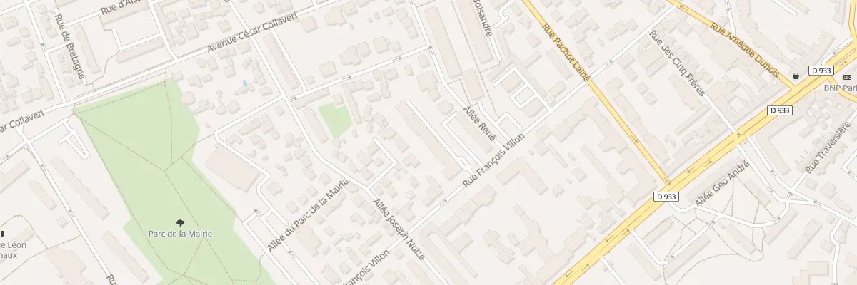 Plan du 21 Rue Francois Villon à Livry-Gargan