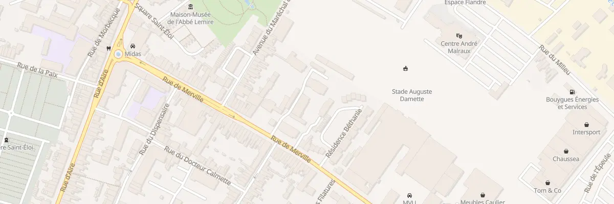 Plan du 33 Rue de Merville à Hazebrouck