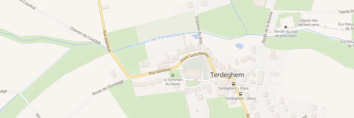Plan du 176 Pl Saint Martin à Terdeghem