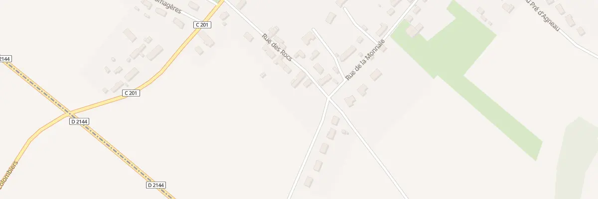 Plan du 14 Rue des Rocs à Colombiers