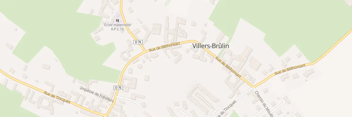 Plan du 63 Rue de Béthonsart à Villers-Brûlin