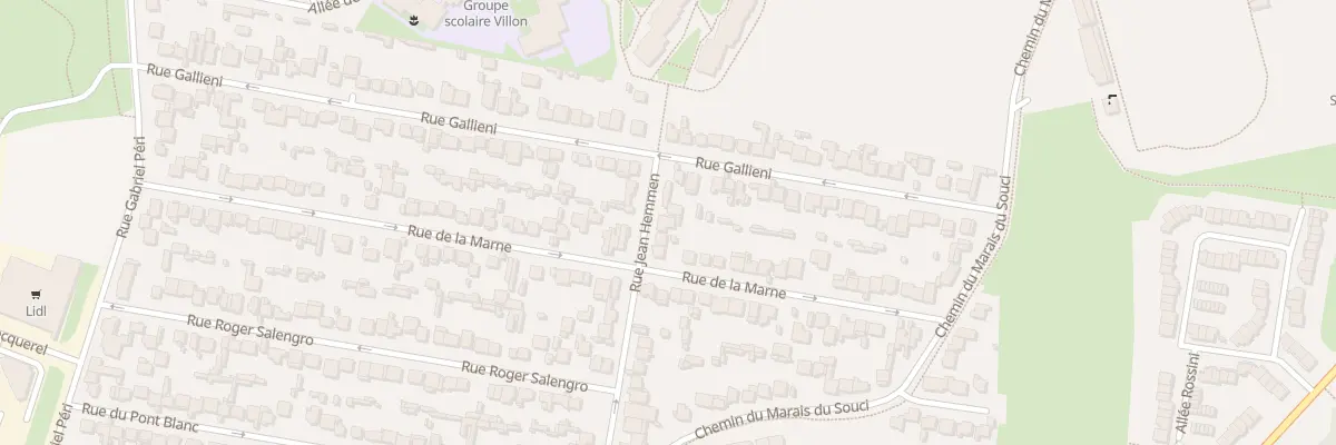 Plan du 22 Rue Jean Hemmen à Sevran