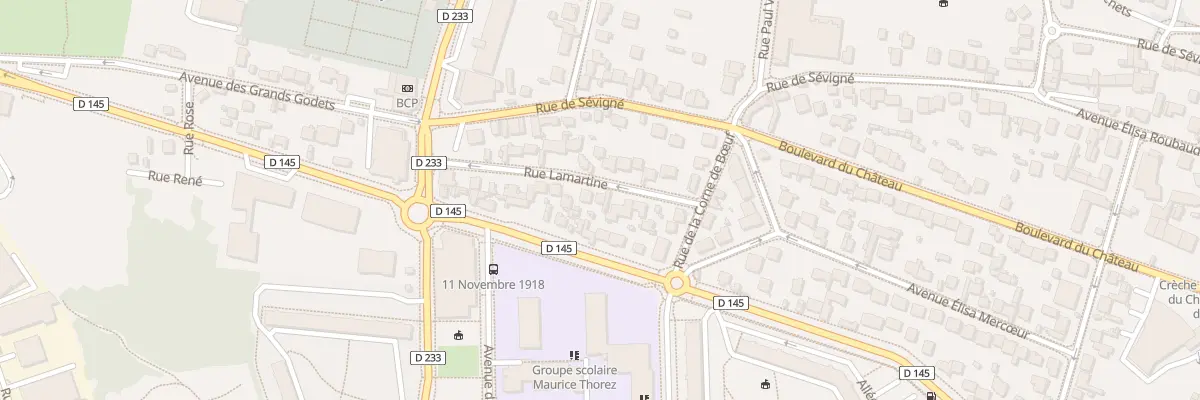 Plan du 14 Rue Lamartine à Champigny-sur-Marne