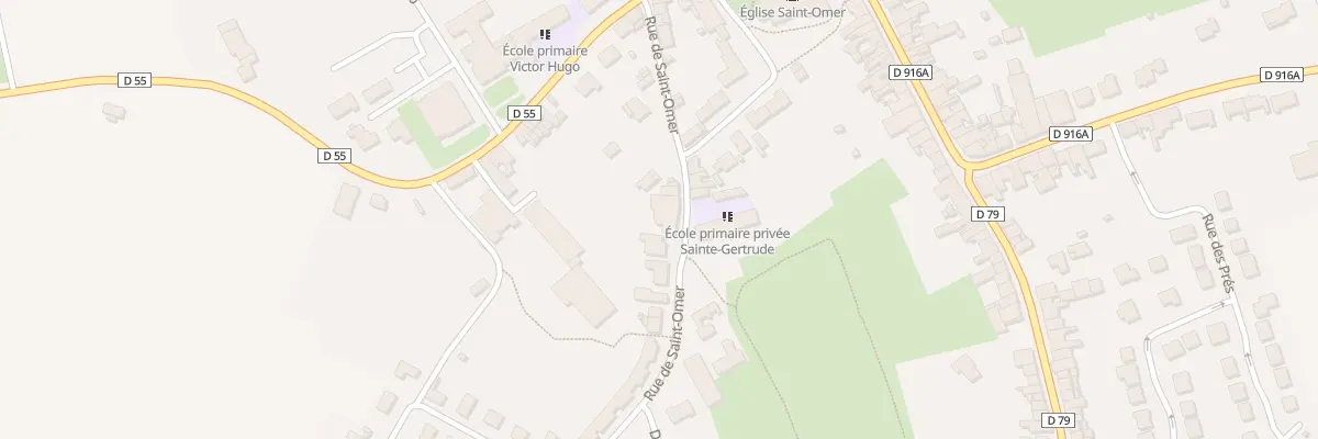 Plan du 6 Rue de St Omer à Rexpoëde