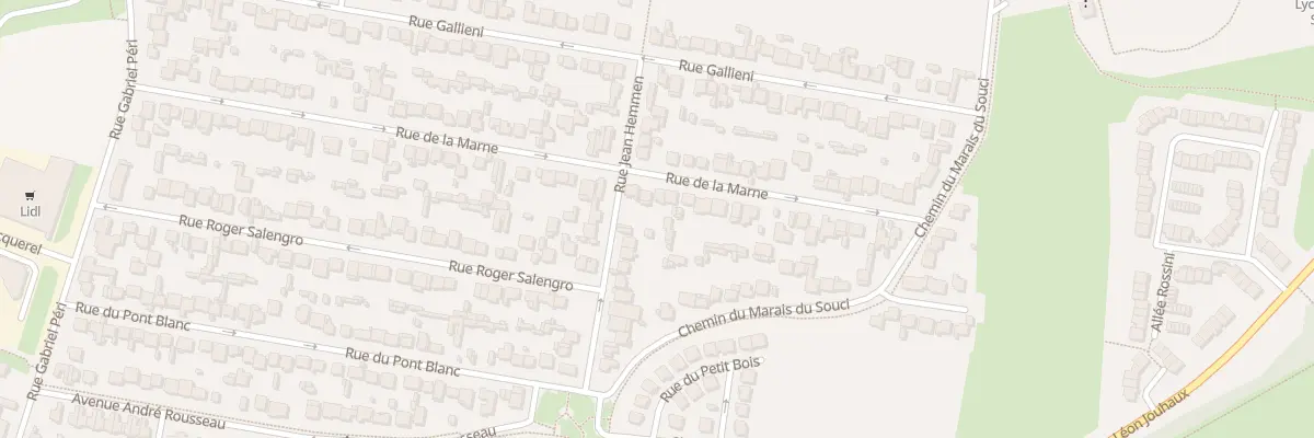 Plan du 66 Rue de la Marne à Sevran