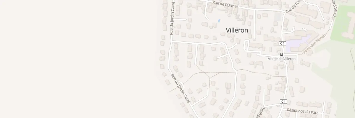 Plan du 14 Rue du Jardin Carré à Villeron