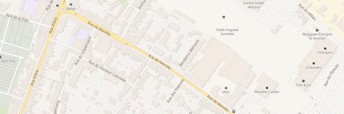 Plan du 35B Rue de Merville à Hazebrouck