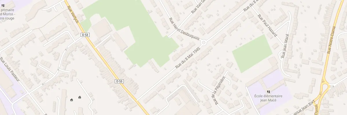 Plan du 68 Rue du 8 Mai 1945 à Hazebrouck