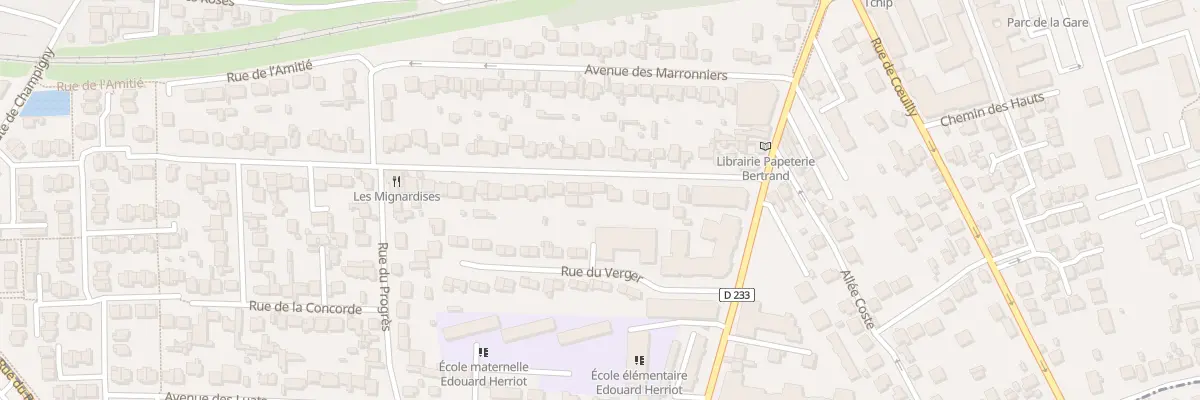 Plan du 17 Av Mal de Lattre de Tassigny à Villiers-sur-Marne