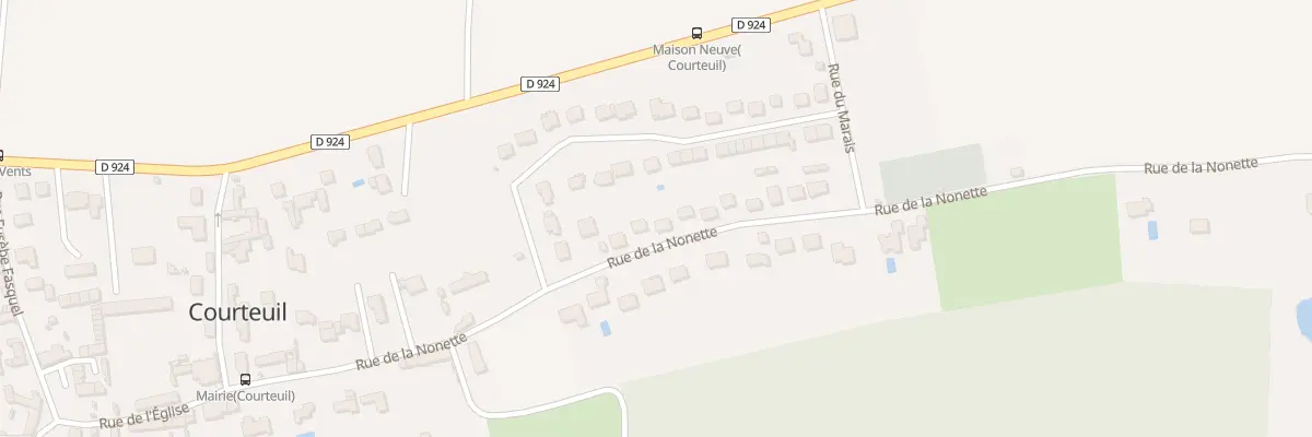Plan du 19 Rue de la Nonette à Courteuil