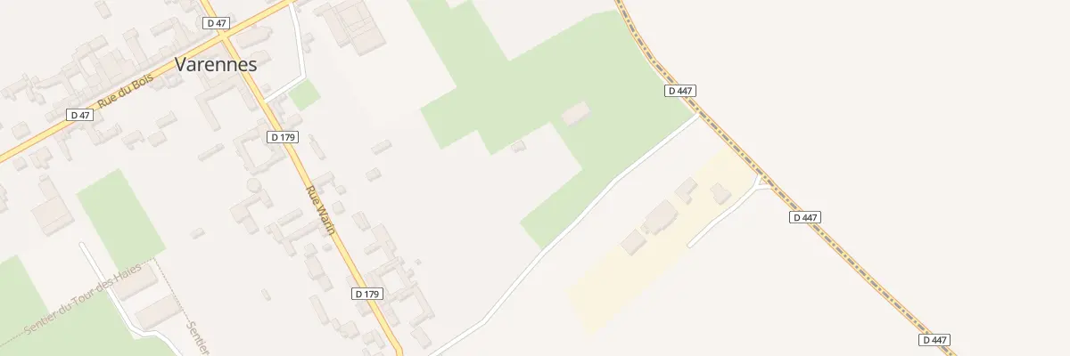Plan du 7 Rue Warin à Varennes