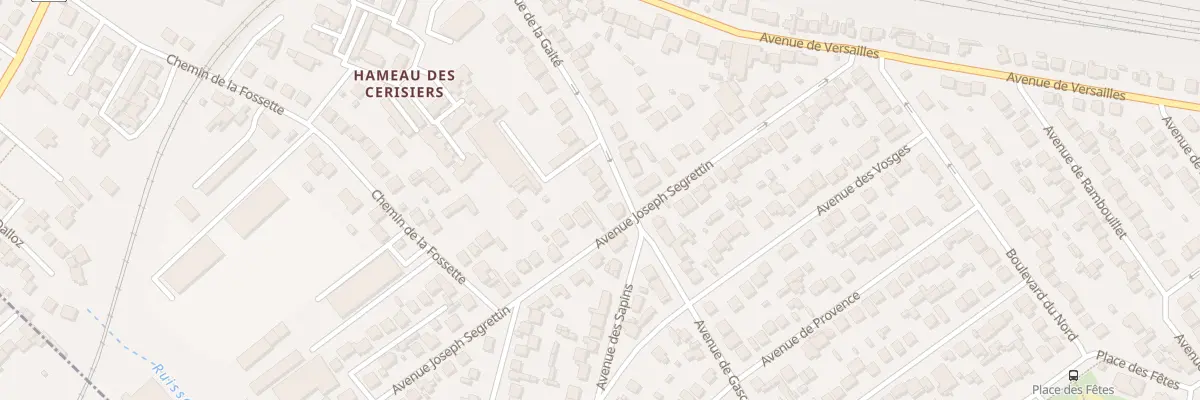 Plan du 28 Av de la Gaité à Gagny