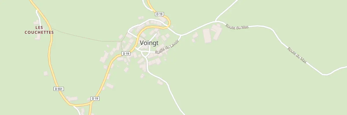 Plan du 5017 Le Bourg à Voingt