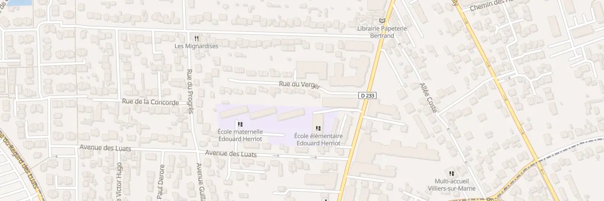 Plan du 5 Rue du Verger à Villiers-sur-Marne