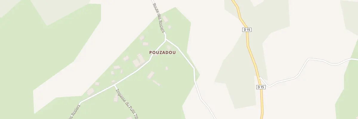 Plan du 5002 Pouzadou à La Monselie