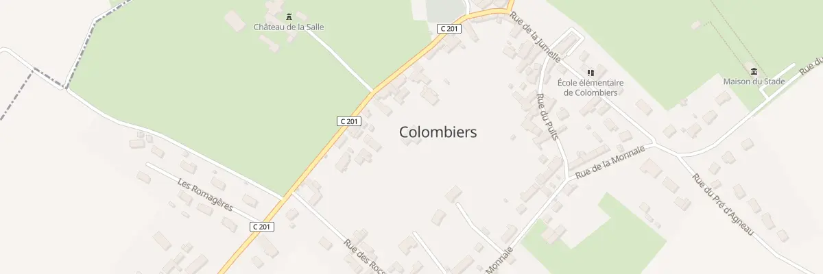 Plan du 26 Rue de la Verne à Colombiers