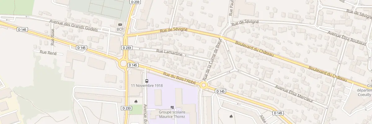Plan du 16 Rue Lamartine à Champigny-sur-Marne