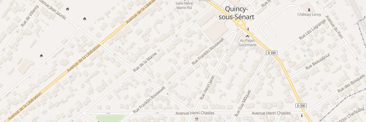 Plan du 22 Rue Franklin Roosevelt à Quincy-sous-Sénart