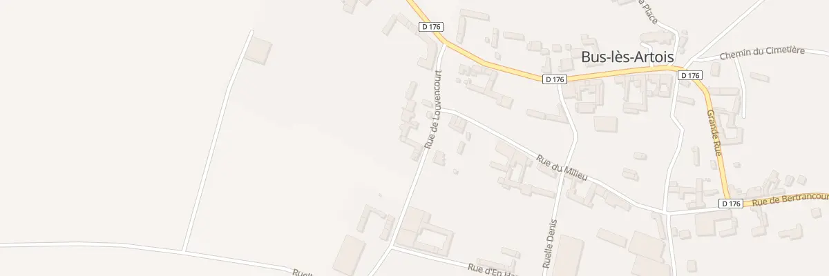 Plan du 10 Rue de Louvencourt à Bus-lès-Artois