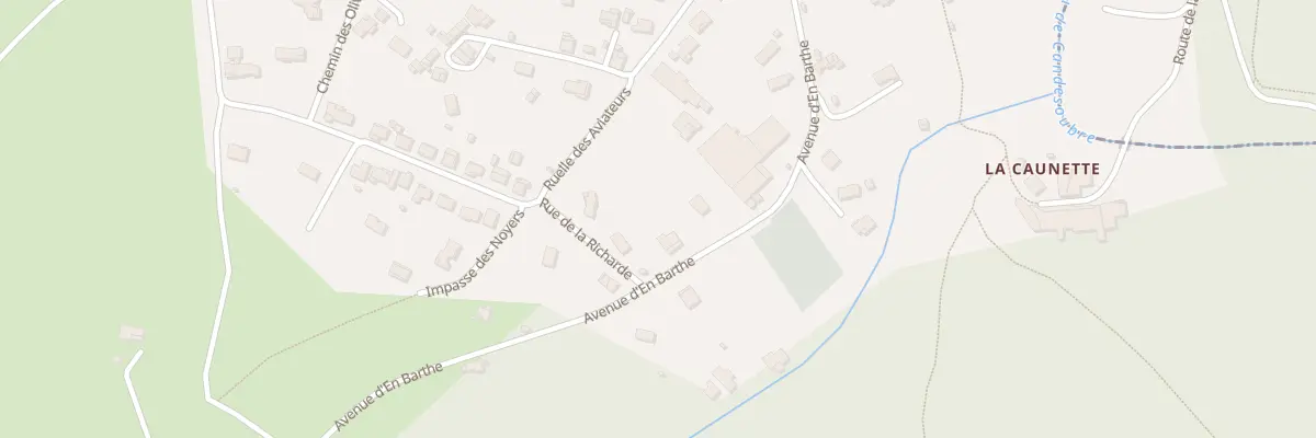 Plan du 32 Av d’En Barthe à Albine