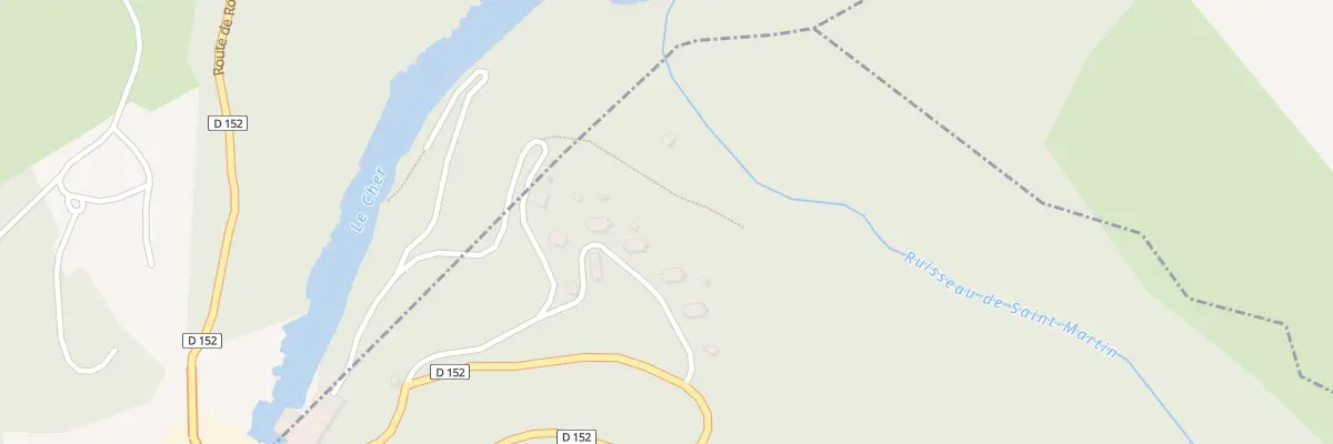 Plan du 6 Barrage de Rochebut à Mazirat
