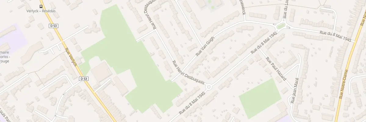 Plan du 4 Rue Henri Desbuquois à Hazebrouck