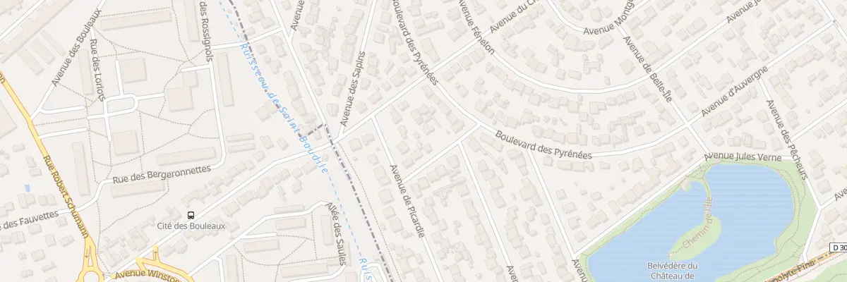 Plan du 6 Av de la Clairière à Gagny