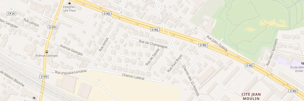 Plan du 4 Rue de Savoie à Gagny