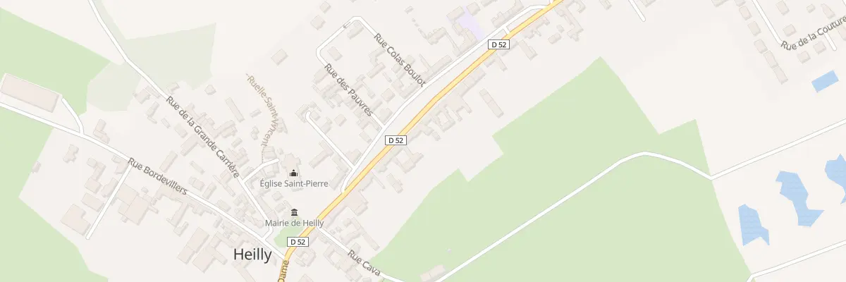 Plan du 20 Rue St Anne à Heilly