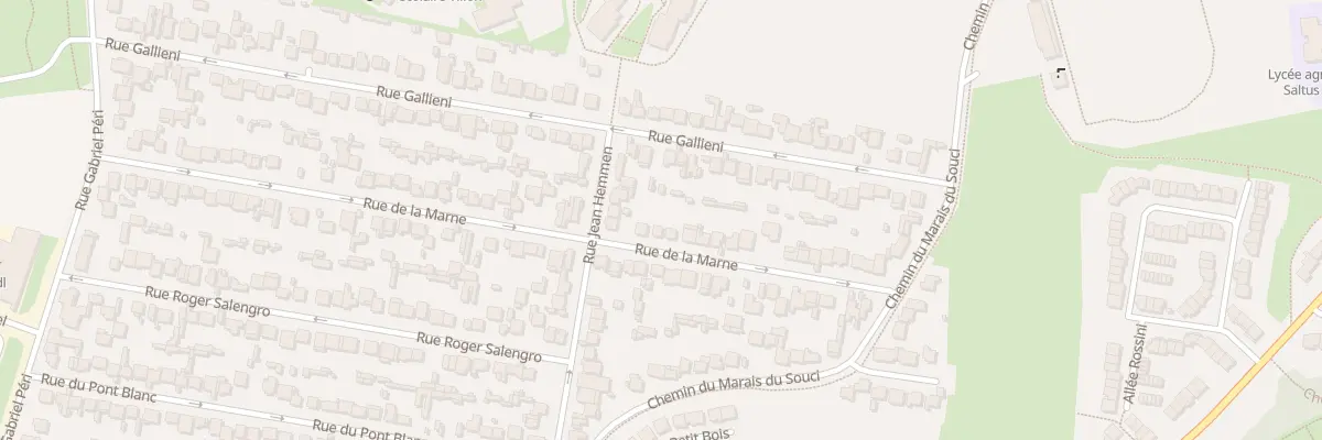 Plan du 65 Rue de la Marne à Sevran