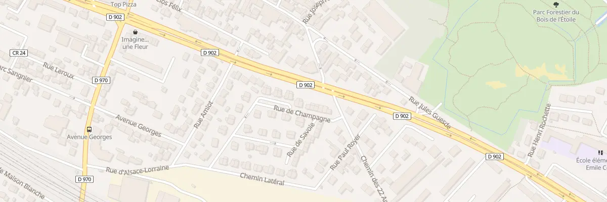 Plan du 14 Rue de Champagne à Gagny