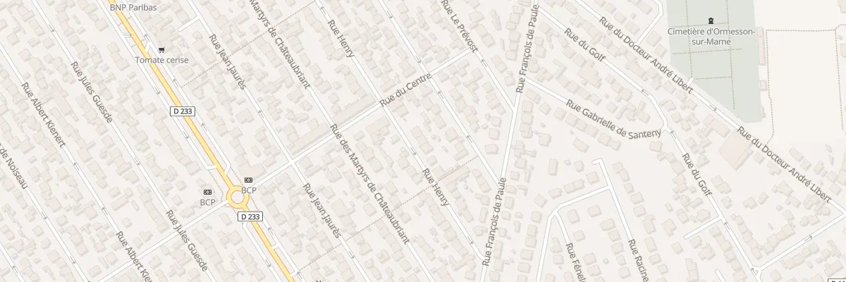 Plan du 24 Rue Henry à Ormesson-sur-Marne